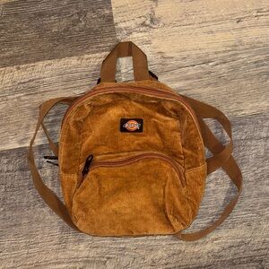 Dickies Tan Corduroy Backpack